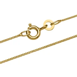 333 Goldkette: Panzerkette Gold 1,0mm PK0010-G