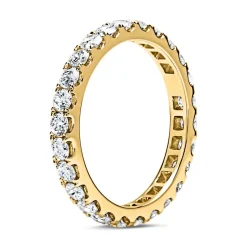 18 Karat Gold Eternity Ring 26 Brillanten DR0101-18KG-48mm