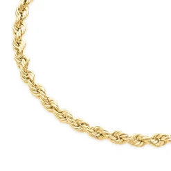 14 Karat Gold Kordelarmband mit einer Stärke von 3,3 mm BIN1156-14KGSL