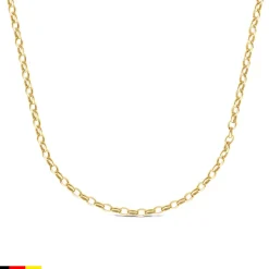 4,5 mm breite Ankerkette aus 14 Karat Gold BIN1151-14KGSL