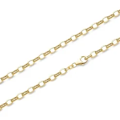 4,5 mm breite Ankerkette aus 14 Karat Gold BIN1151-14KGSL