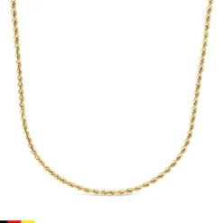 3,3 mm breite Kordelkette aus 585er Gold BIN1157-14KGSL