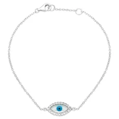 925 Silber Armband Auge Zirkonia SB0199