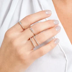 925 Silber Ring Unendlichkeitssymbol Zirkonia SR0269