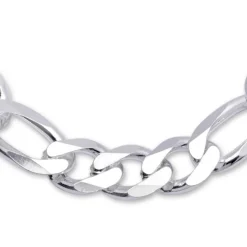 925 Silberarmband: Figaroarmband Silber 13mm FA0130