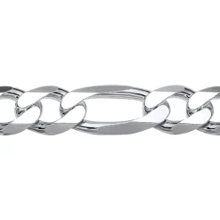 925 Silberarmband: Figaroarmband Silber 13mm FA0130