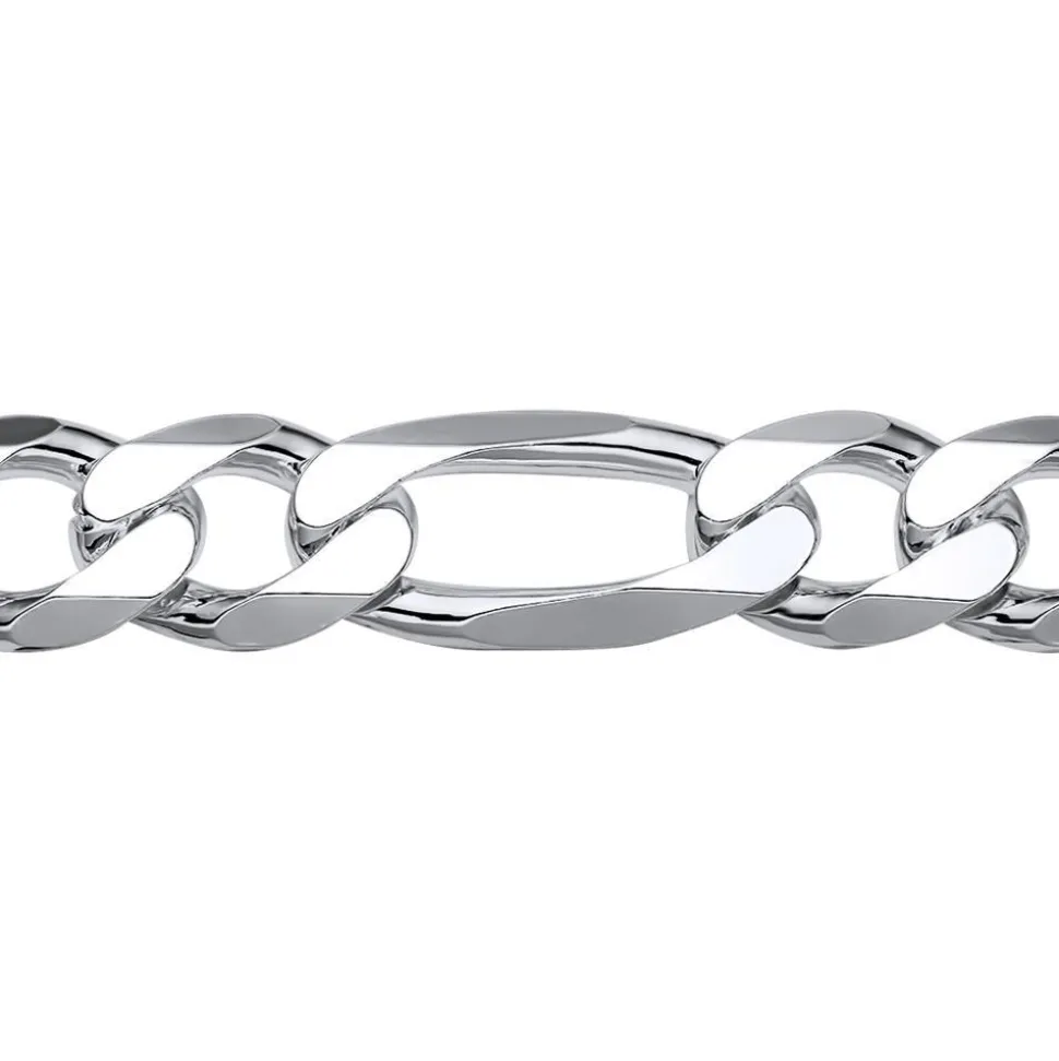 925 Silberarmband: Figaroarmband Silber 13mm FA0130