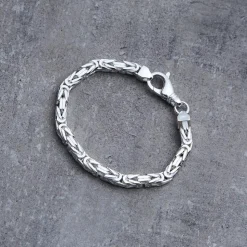 925 Silberarmband: Königsarmband Silber 6mm KA0060
