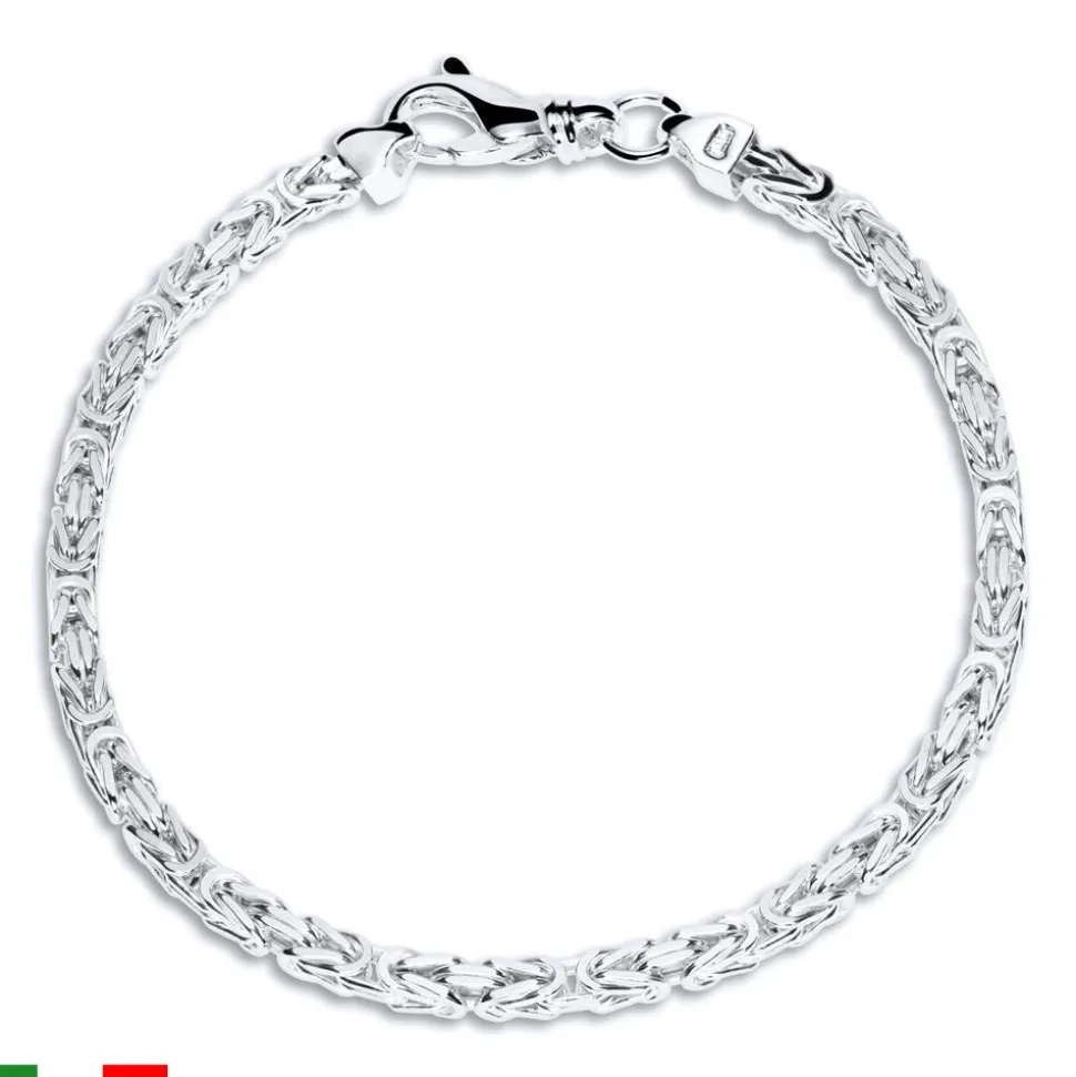 925 Silberarmband: Königsarmband Silber 3,5mm KA0035