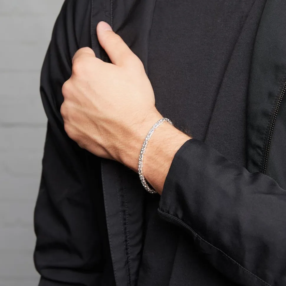 925 Silberarmband: Königsarmband Silber 3,5mm KA0035