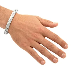 925 Silberarmband: Königsarmband Silber 10mm KA0100