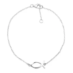 925 Silberarmband mit Ichthysanhänger LSB0002