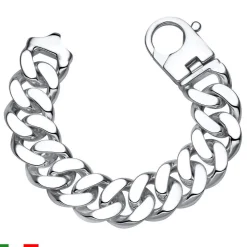 925 Silberarmband: Panzerarmband Silber 23mm PA0230