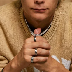 925 Silberkette: Panzerkette Silber 8mm PK0080