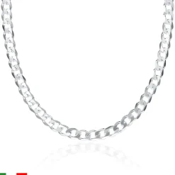 925 Silberkette: Panzerkette Silber 6mm PK0060