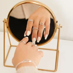 925 Silberring Herz Zirkonia SR0268