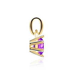 Amethyst Kettenanhänger aus 585er Gold BDP0034Am-14KGSL