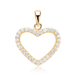 Anhänger Herz vergoldetem 925er Silber SP0863SL