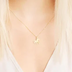 Anhänger Kinder 333er Gold Pferdemotiv KP0028SL