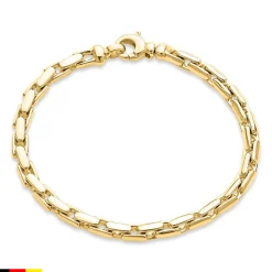 Armband aus 14 Karat Gold mit einer Stärke von 4,7 mm BIN1160-14KGSL