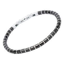 Armband aus Edelstahl glänzend IPB-beschichtet B5225