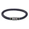Armband Casual Core Herren aus grauem Echtleder 2790083