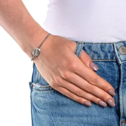 Armband Ciottolo für Damen aus Edelstahl mit Zirkonia 018294