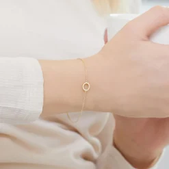 Armband 750er Gelbgold 22 Diamanten 0,07 ct. BDB0003-18KG