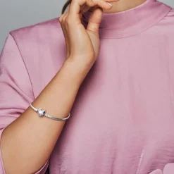 Armband 925er Silber Herzverschluss 590719