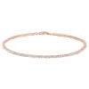 Armband 925er Silber rosévergoldet Zirkonia SB0293