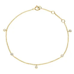 Armband für Damen aus 585er Gold mit Diamanten BDB0015-14KG