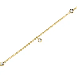 Armband für Damen aus 585er Gold mit Diamanten BDB0015-14KG