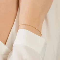 Armband für Damen aus 585er Gold mit Diamanten BDB0015-14KG