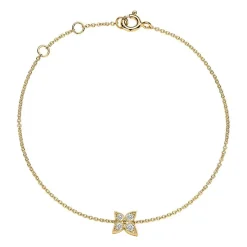 Armband für Damen aus 14K Gold mit Diamanten BDB0012-14KG