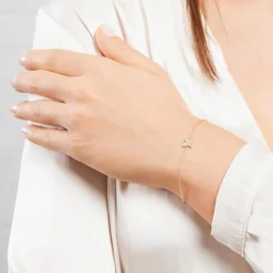 Armband für Damen aus 14K Gold mit Diamanten BDB0012-14KG