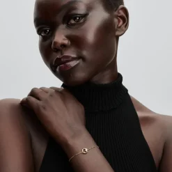 Armband für Damen mit Zirkonia, vergoldet, Essence 563830C01