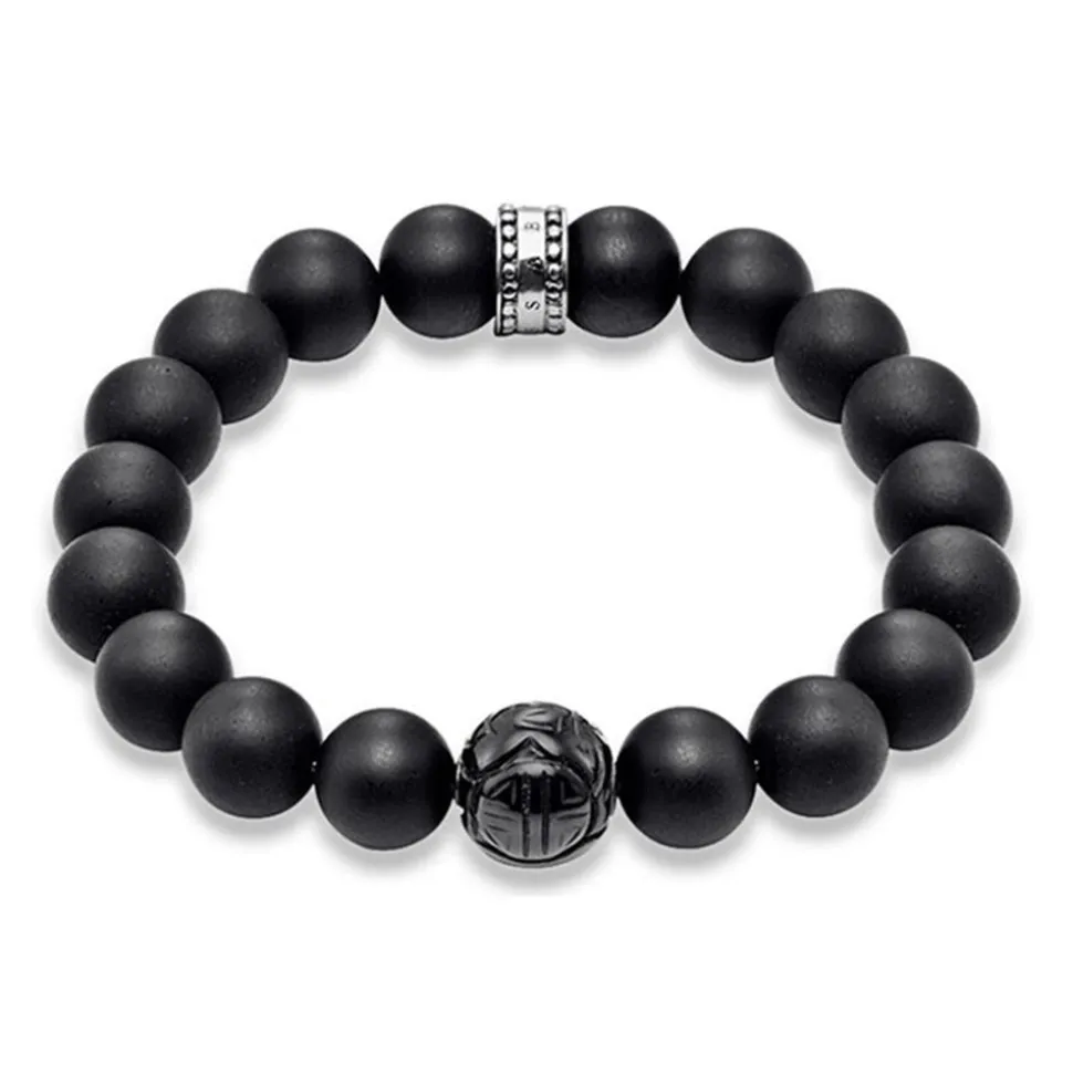 Armband für Herren aus Obsidian A1085-023-11-M