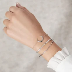 Armband Halbmond aus Sterlingsilber LSB0024