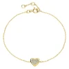 Armband Herz aus 585er Gold mit Diamanten BDB0008-14KGSL