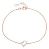 Armband Herz aus 14K Roségold mit Diamanten BDB0009-14KRSL
