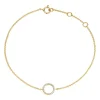 Armband Kreis für Damen aus 14K Gold mit Diamanten BDB0014-14KG