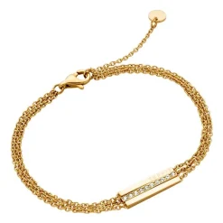 Armband Luna Edelstahl vergoldet mit Zirkonia ESBR00182218