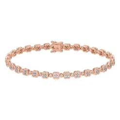 Armband mit lab grown Diamanten aus Roségold BDB0019LG-RSL