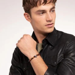 Armband Tiger aus 925er Silber und Tigerauge A1939-950-2