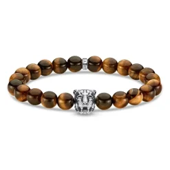 Armband Tiger aus 925er Silber und Tigerauge A1939-950-2