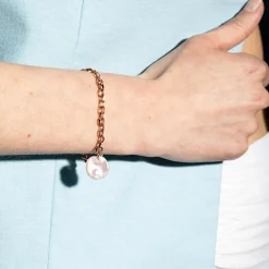 Armband Treasure Bold für Damen aus Edelstahl, rosé PH003973