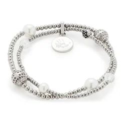 Armband Vaporoso aus Edelstahl zweireihig 016814