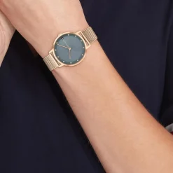 Armbanduhr für Damen aus Edelstahl, IP Rosé 1782669