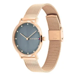 Armbanduhr für Damen aus Edelstahl, IP Rosé 1782669