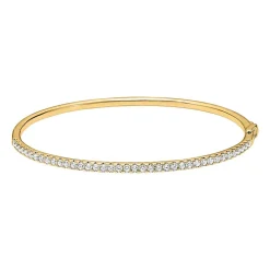 Aufklappbarer Armreif aus Gold mit lab grown Diamanten BDB0027LG-GSL